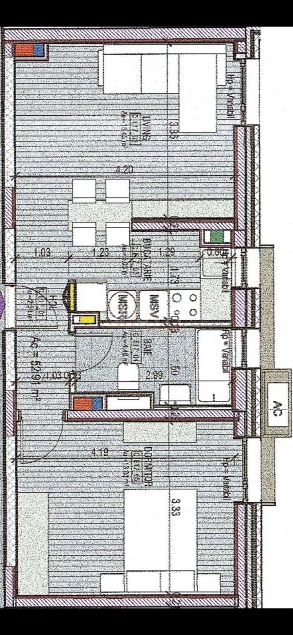 Apartament, 2 camere Bucuresti/Lacul Tei