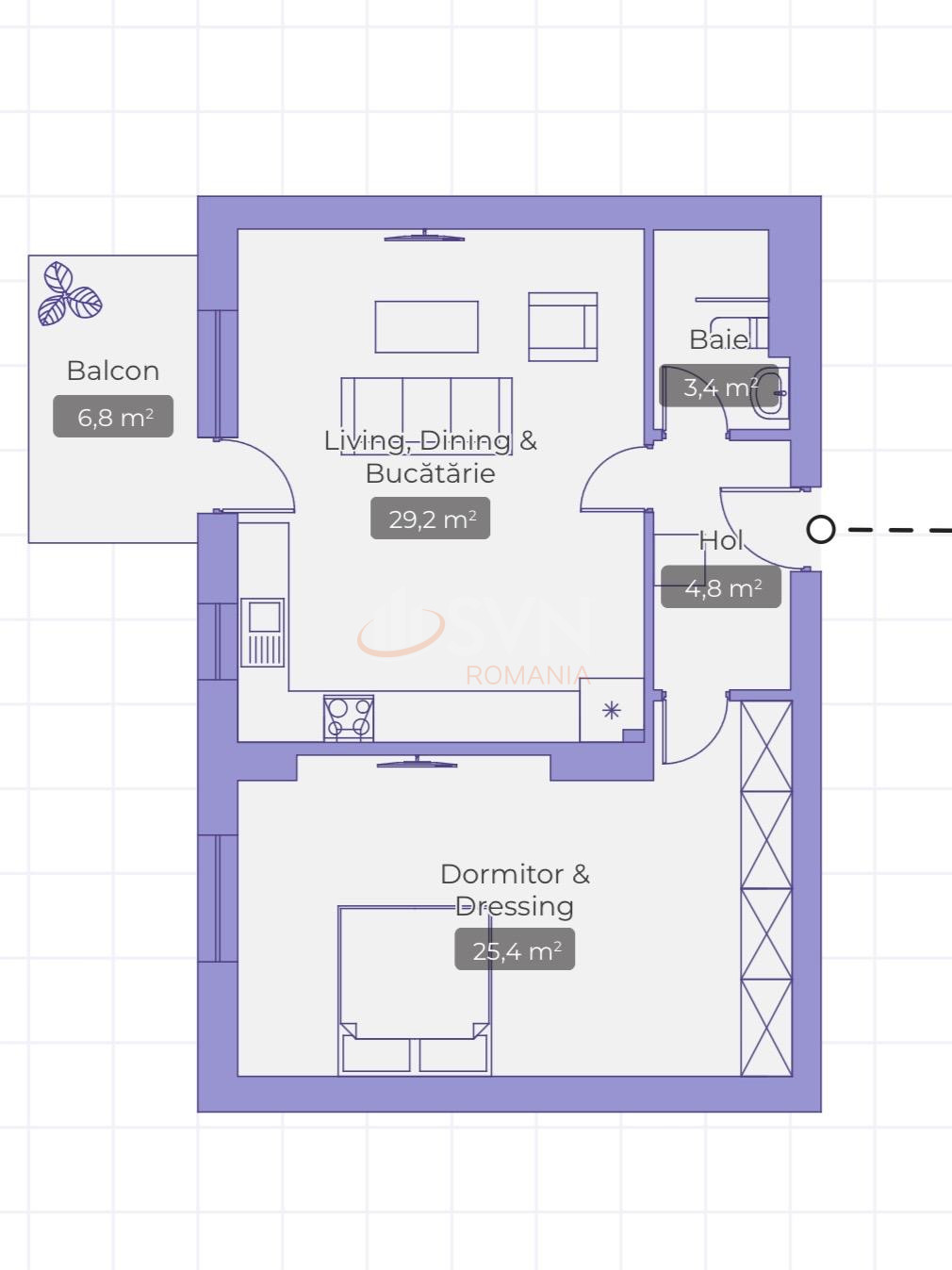 Apartament, 2 camere Bucuresti/Iancu Nicolae