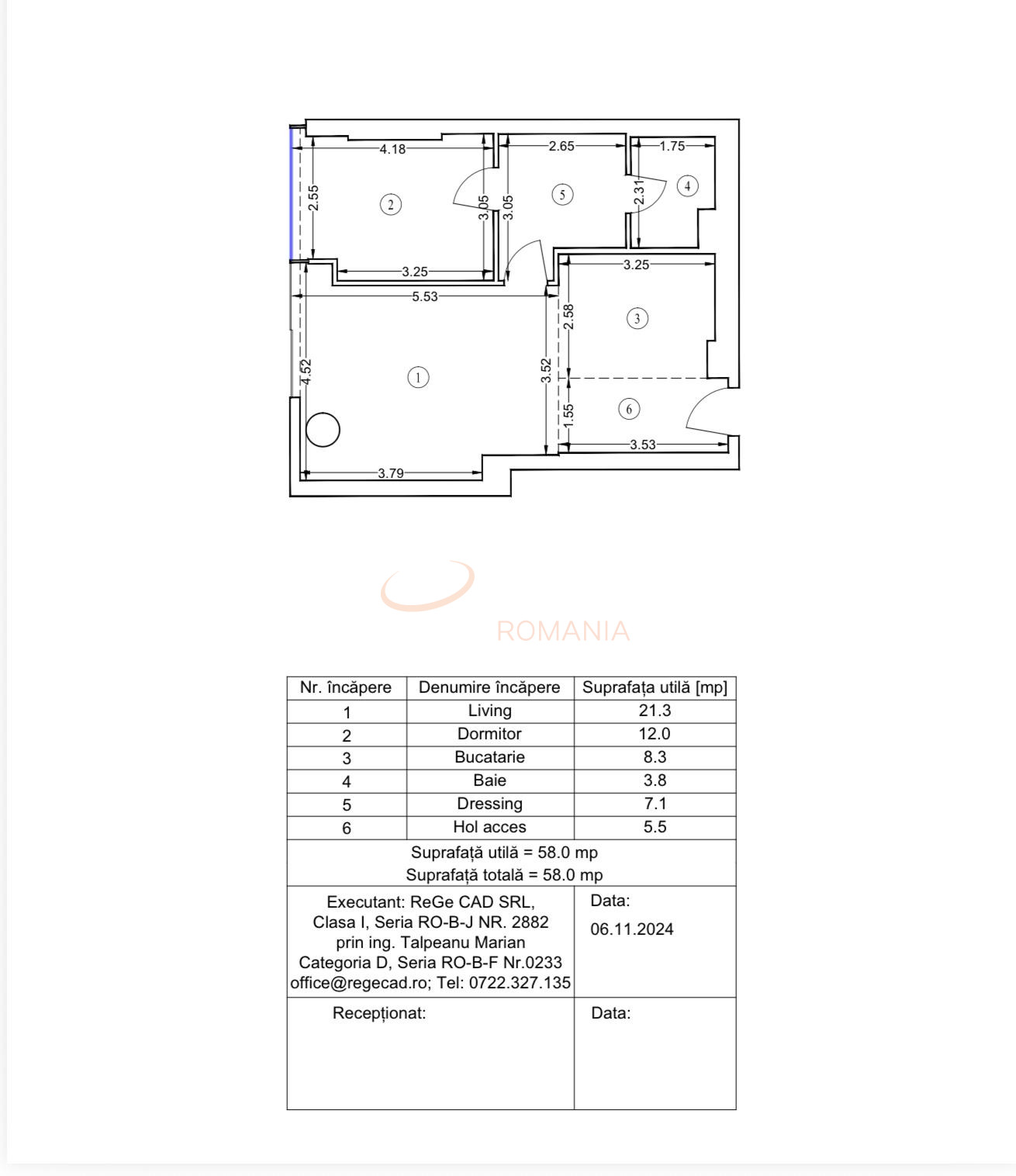 Apartament, 2 camere Bucuresti/Floreasca