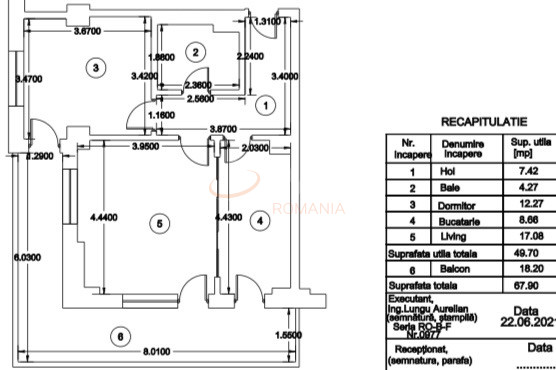 Apartament, 2 camere Bucuresti/Nerva Traian