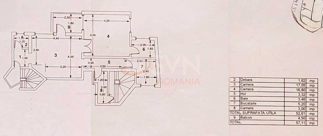 Apartament, 2 camere Bucuresti/Calea Victoriei