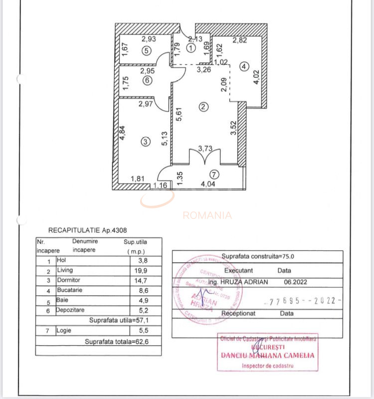 Apartament, 2 camere Bucuresti/Herastrau