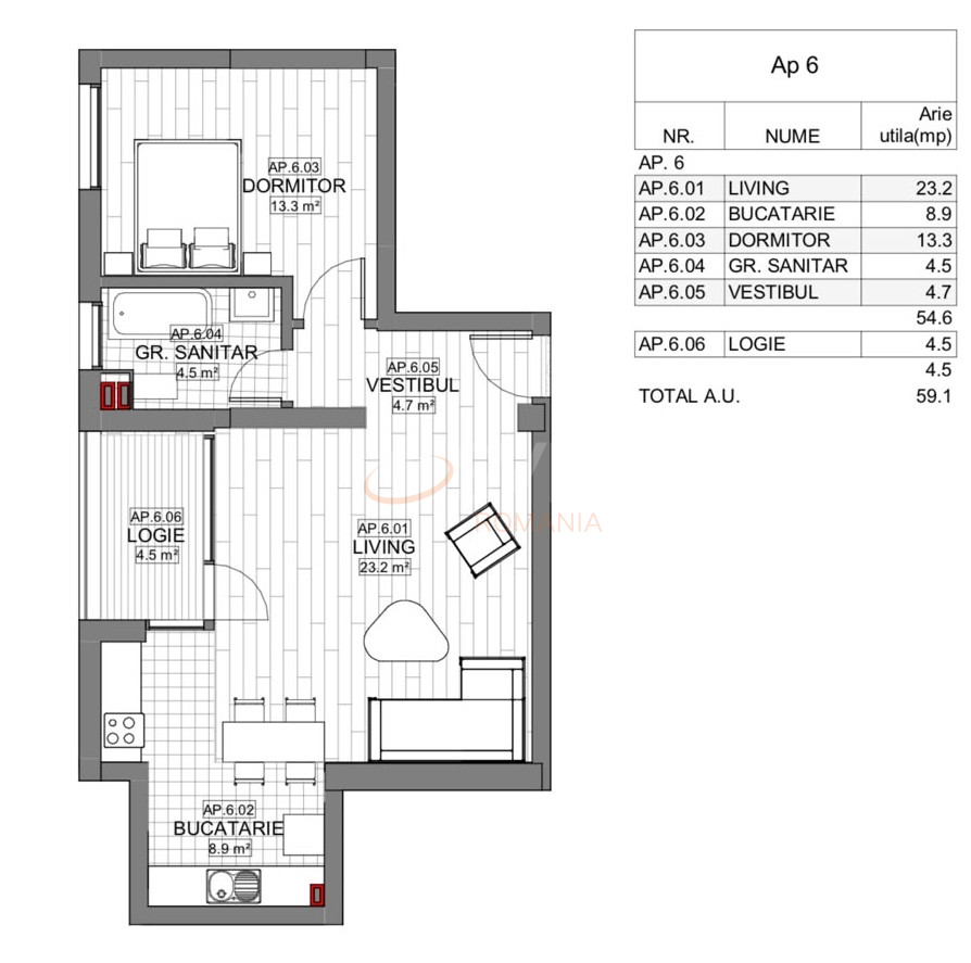 Apartament, 2 camere Bucuresti/Stefan Cel Mare