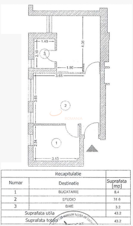 Apartament, 2 camere Bucuresti/Pipera