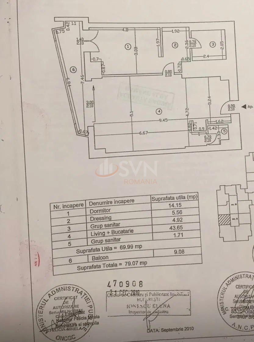 Apartament, 2 camere Bucuresti/Aviatiei