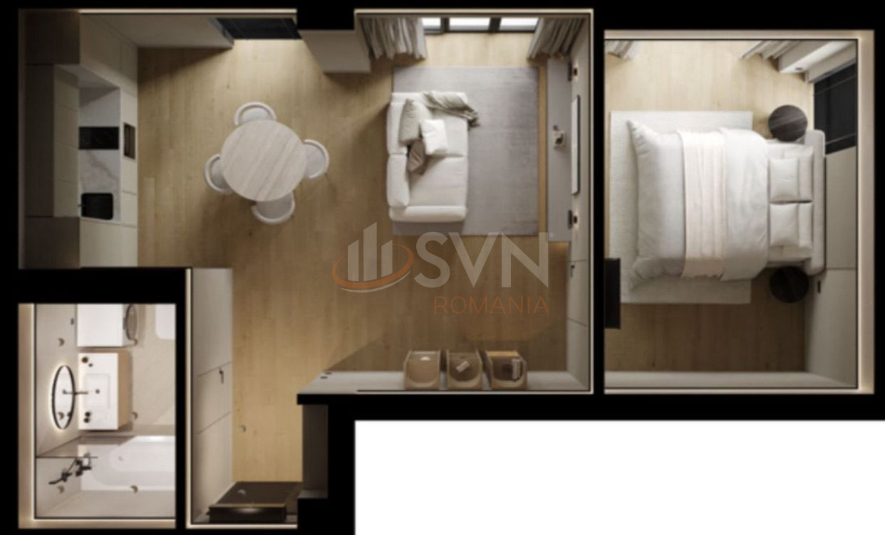 Apartament, 2 camere Bucuresti/Pipera