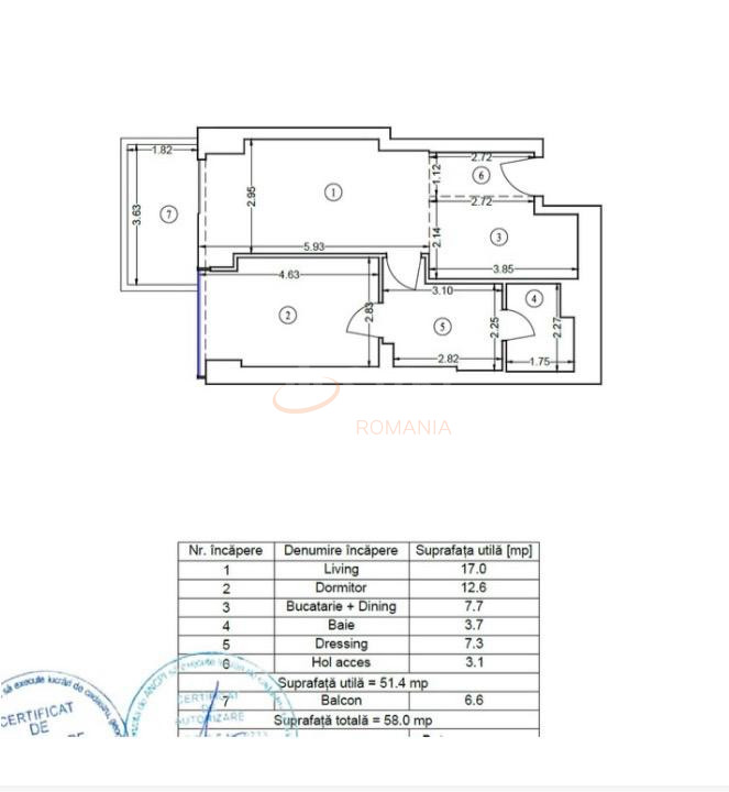 Apartament, 2 camere Bucuresti/Floreasca