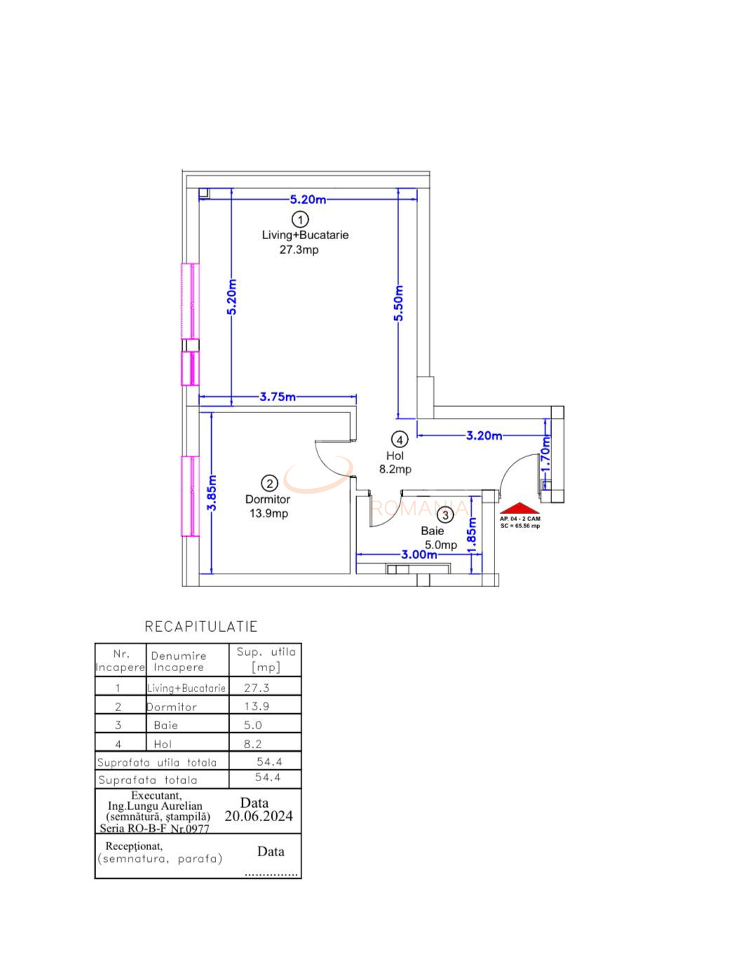 Apartament, 2 camere Bucuresti/Pipera
