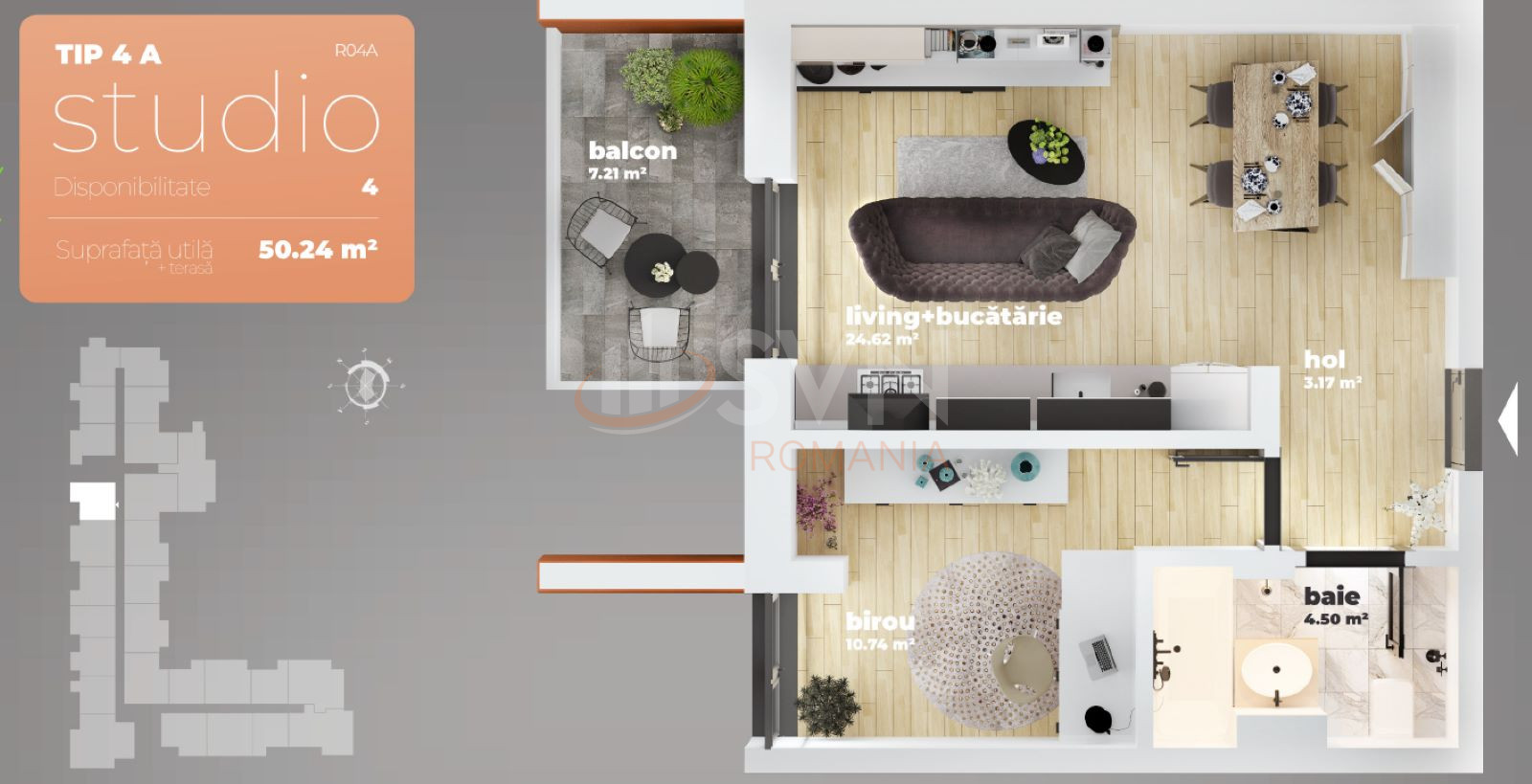 Apartament, 2 camere Bucuresti/Berceni