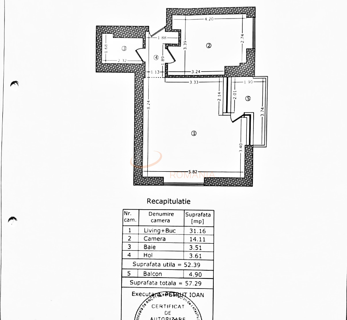Apartament, 2 camere Bucuresti/Aviatiei