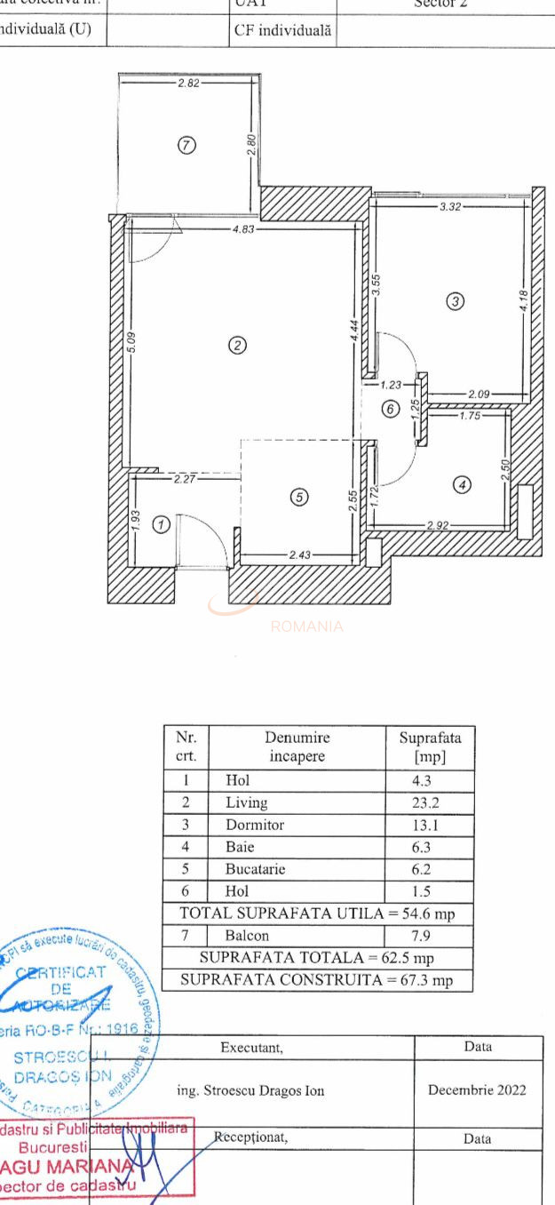 Apartament, 2 camere Bucuresti/Floreasca