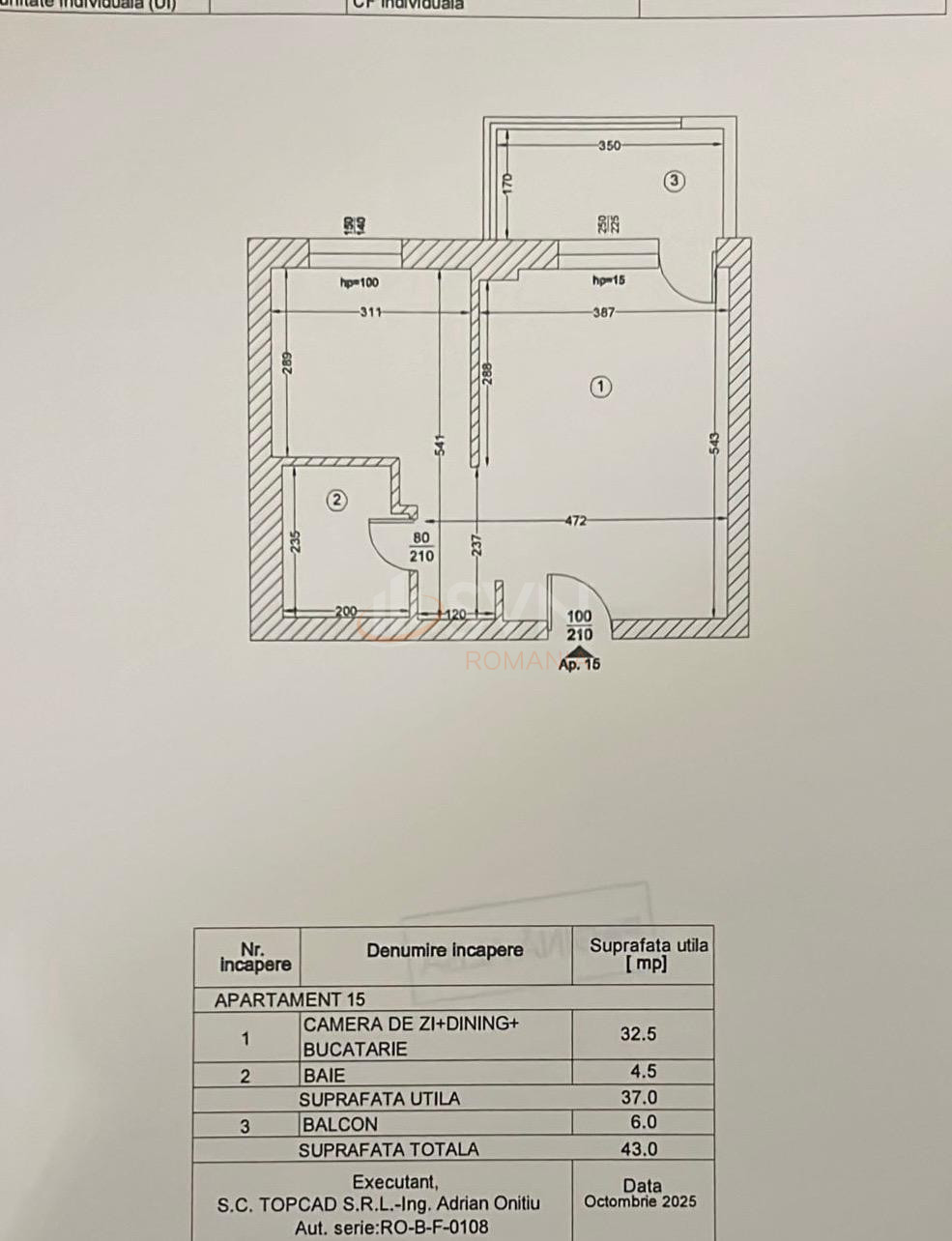 Apartament, 2 camere Bucuresti/Pipera