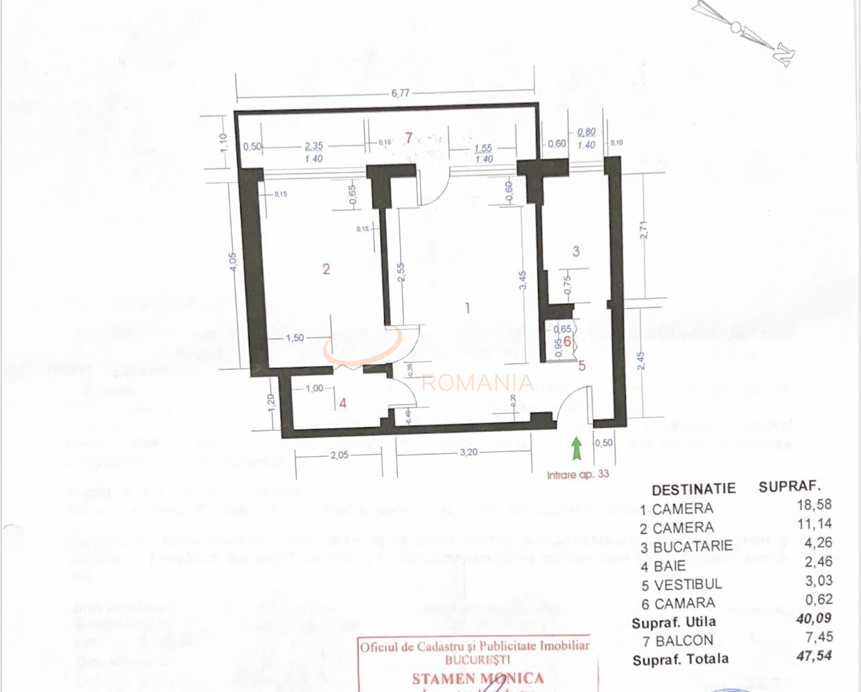 Apartament, 2 camere Bucuresti/Dorobanti
