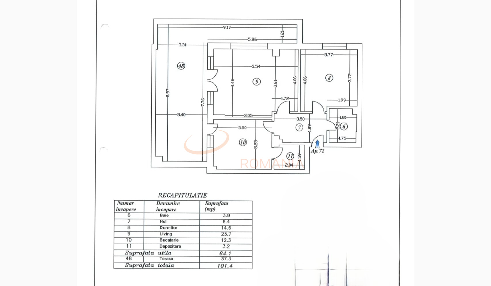 Apartament, 2 camere Bucuresti/Titan