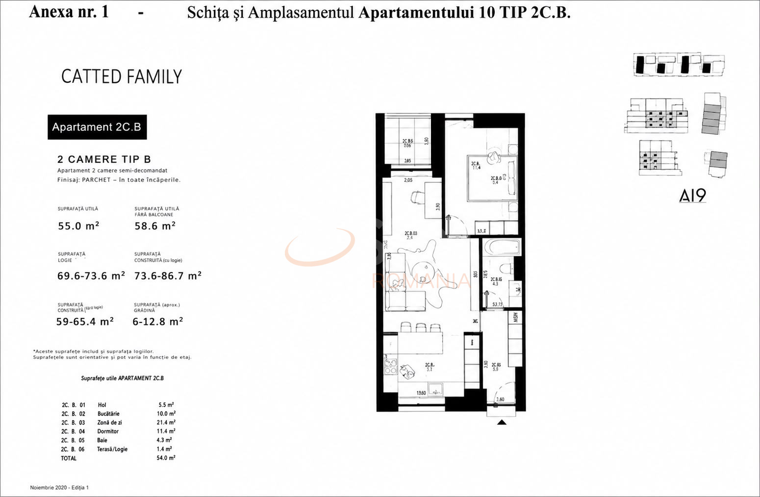 Apartament, 2 camere Bucuresti/Pipera