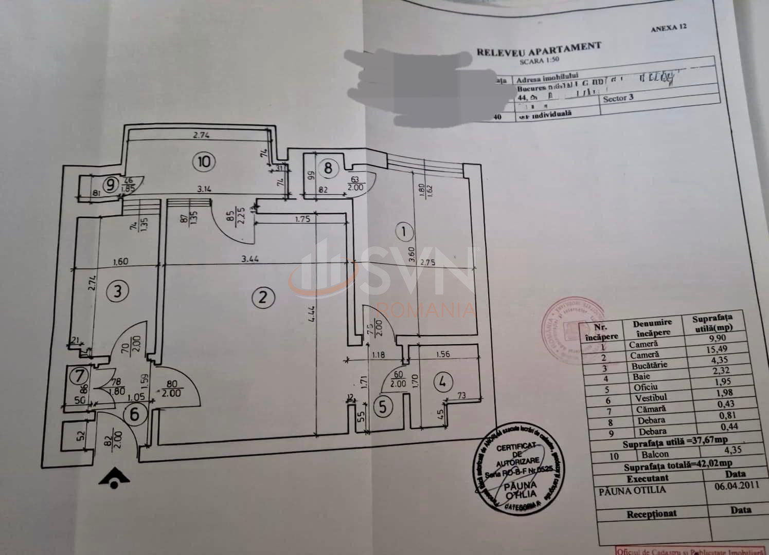 Apartament, 2 camere Bucuresti/Universitate