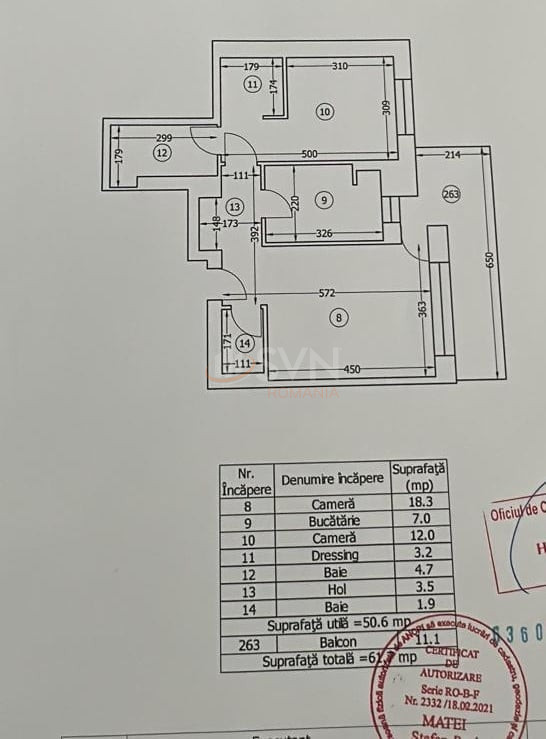Apartament, 2 camere Bucuresti/Pipera