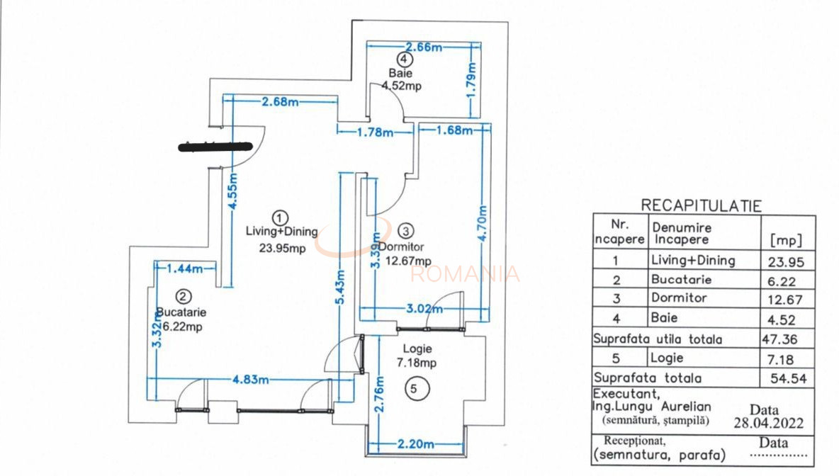 Apartament, 2 camere Ilfov/Centru