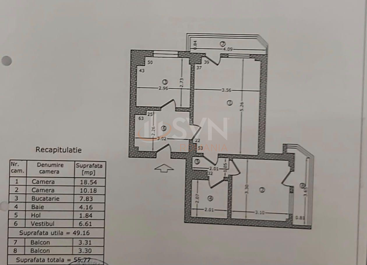Apartament, 2 camere Bucuresti/Bucur Obor