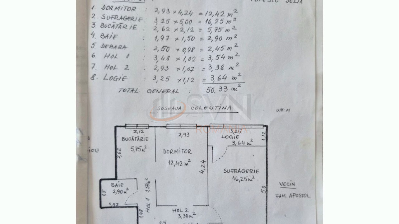 Apartament, 2 camere Bucuresti/Colentina