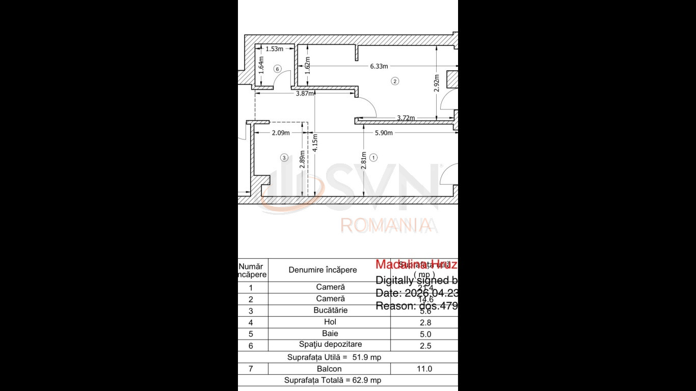 Apartament, 2 camere Bucuresti/Straulesti
