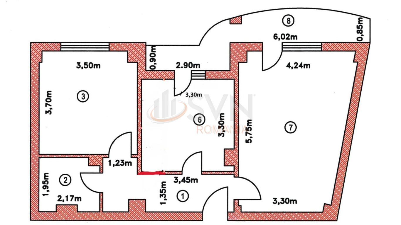 Apartament, 2 camere Bucuresti/Domenii