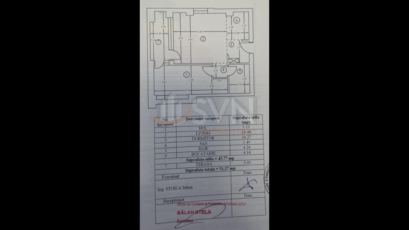 Apartament, 2 camere Ilfov/Centru