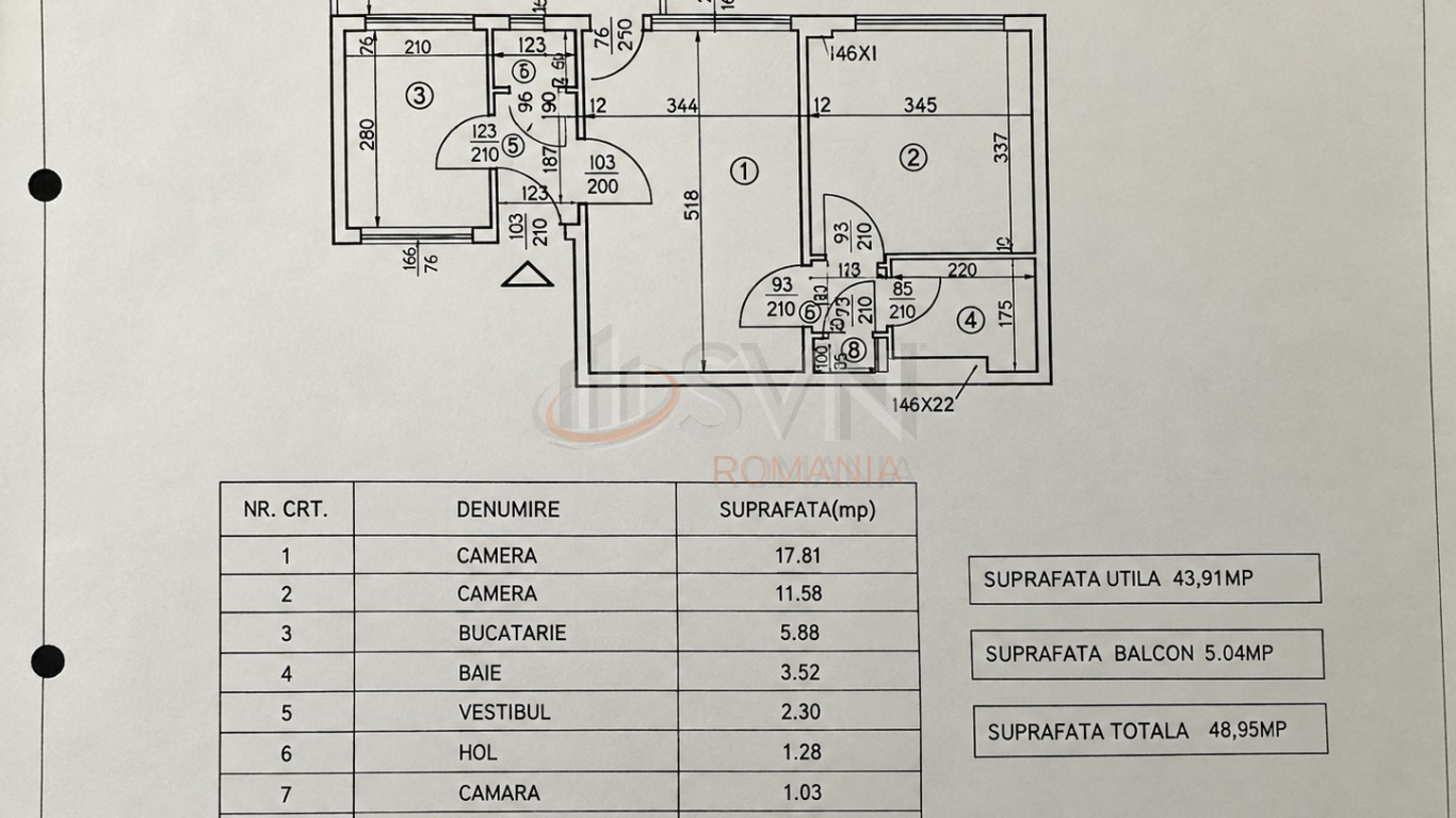 Apartament, 2 camere Bucuresti/1 Mai