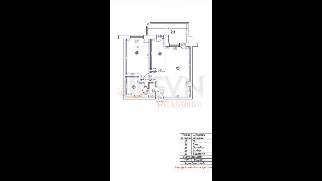 Apartament, 2 camere Bucuresti/Pipera