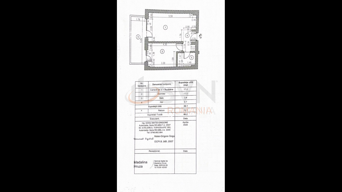Apartament, 2 camere Bucuresti/Aviatiei