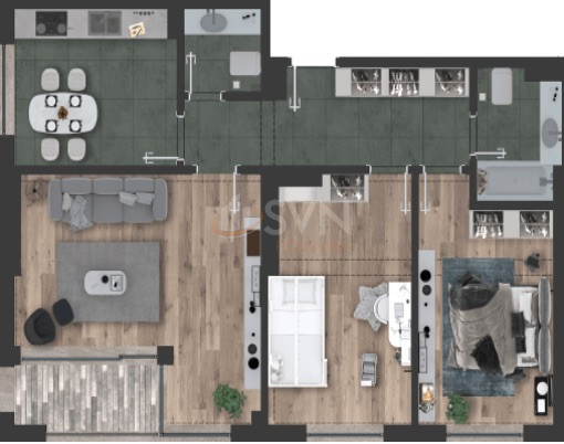 Apartament, 2 camere Bucuresti/Splaiul Unirii (s3)