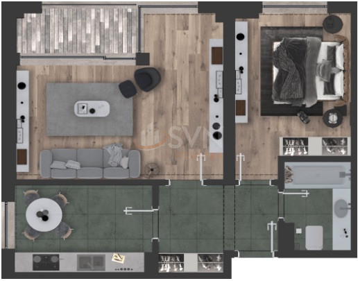 Apartament, 2 camere Bucuresti/Splaiul Unirii (s3)