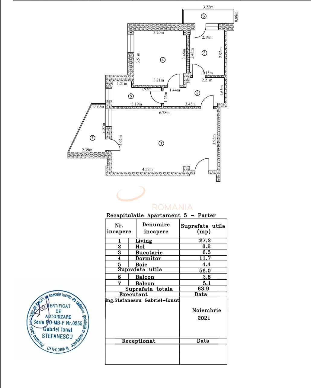 Apartament, 2 camere Bucuresti/Fundeni
