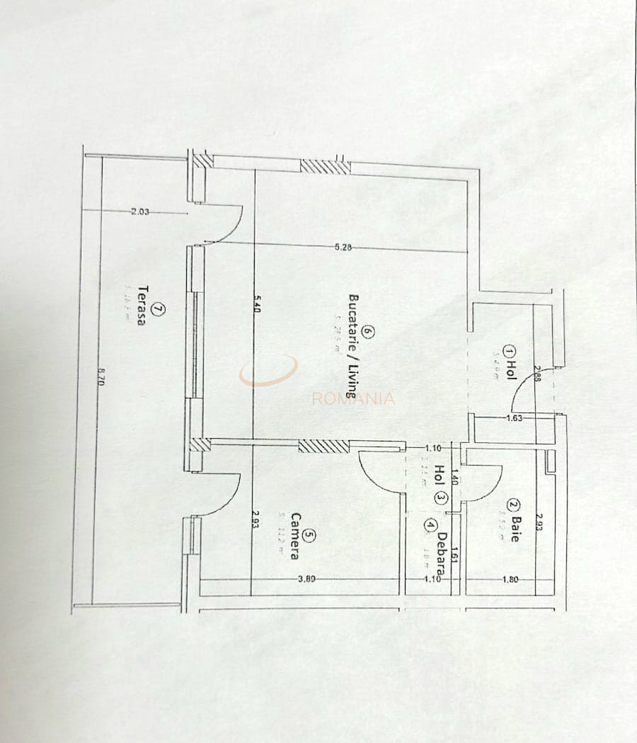 Apartament, 2 camere Cluj/Centru