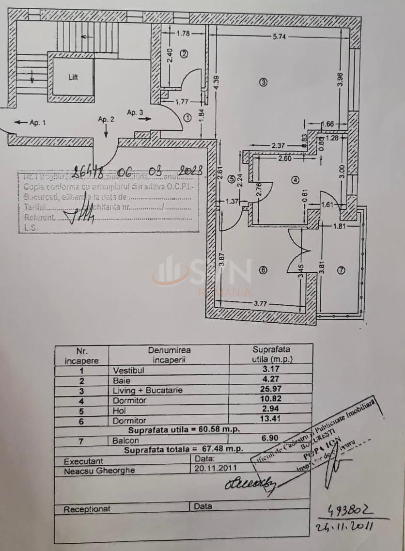 Apartament, 2 camere Bucuresti/Dorobanti
