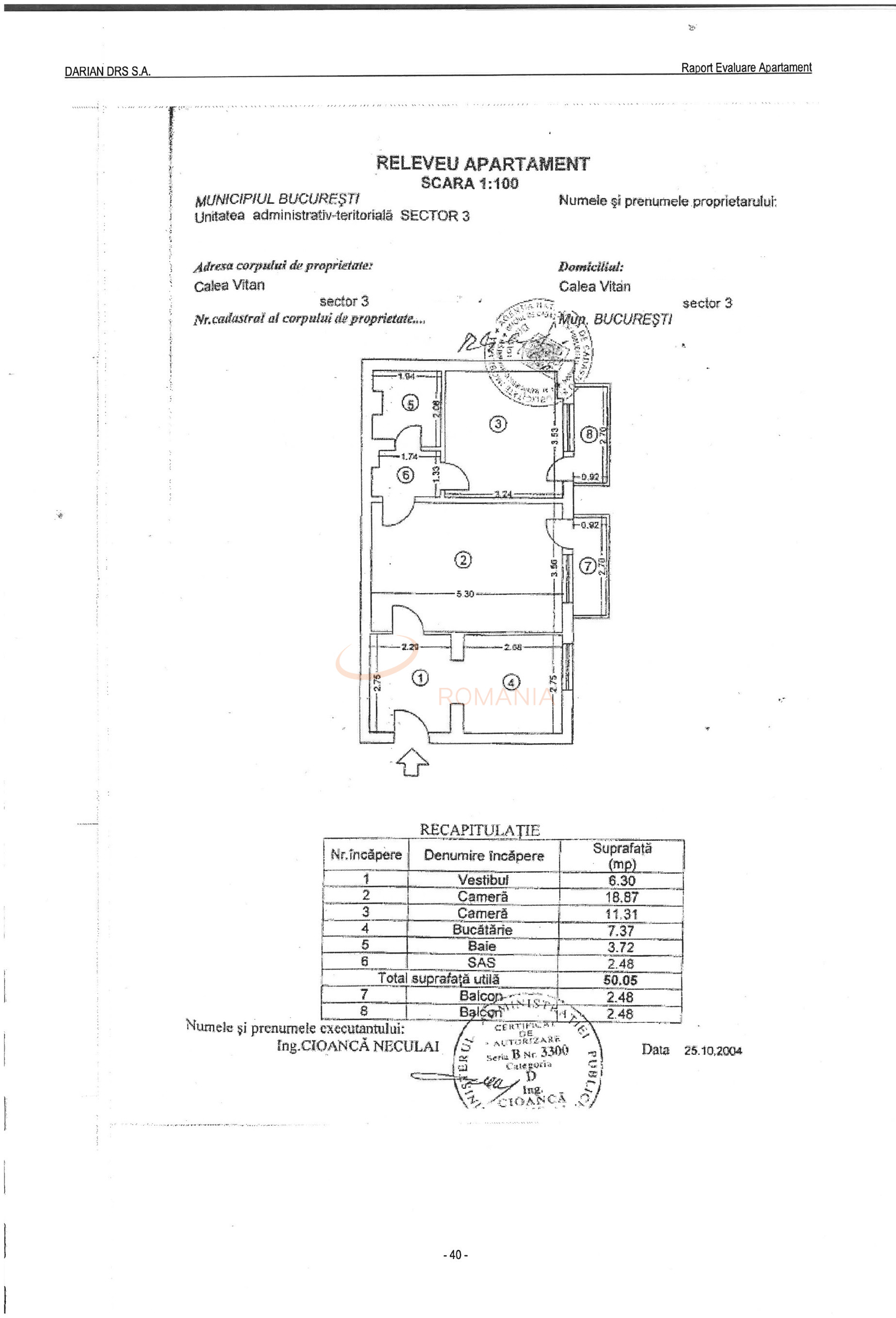 Apartament, 2 camere Bucuresti/Vitan