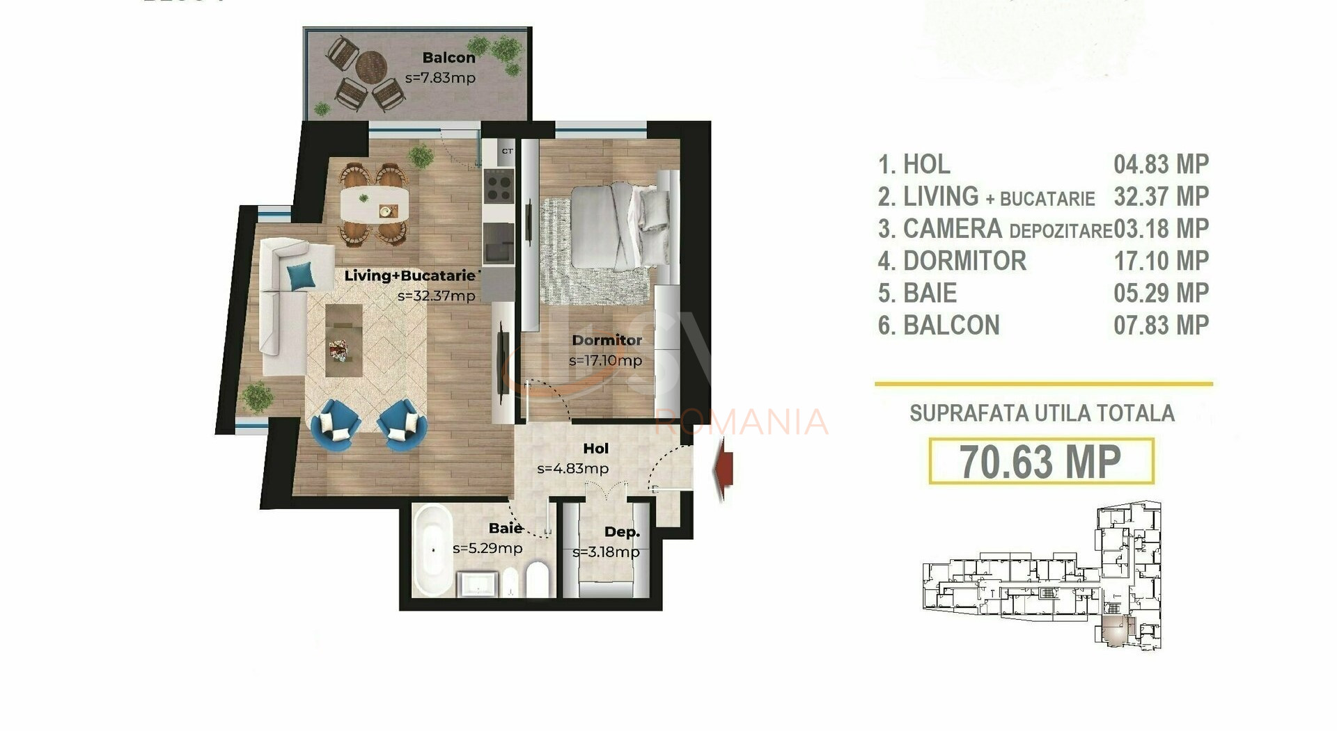 Apartament, 2 camere Bucuresti/Tineretului