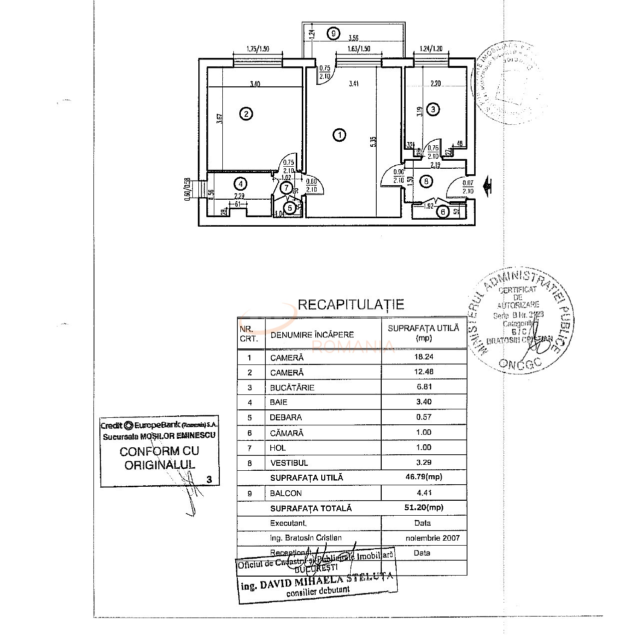 Apartament, 2 camere Bucuresti/Fundeni