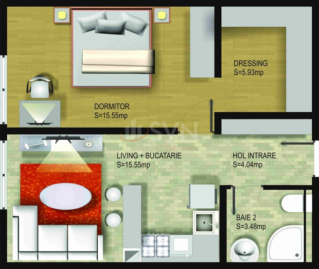 Apartament, 2 camere Bucuresti/Vitan