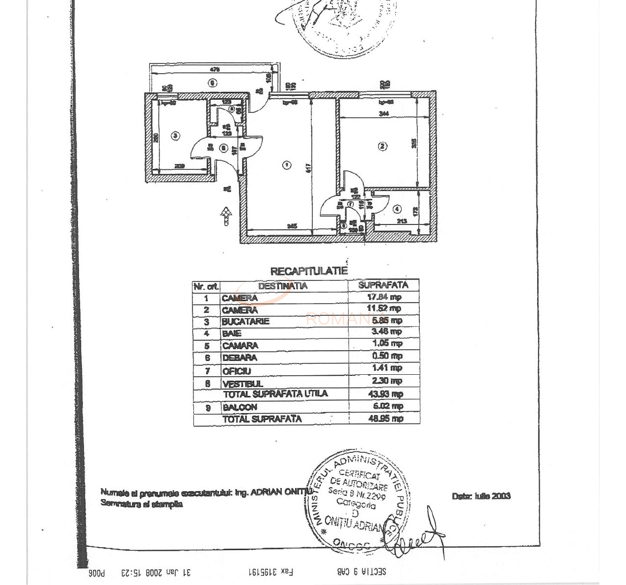 Apartament, 2 camere Bucuresti/1 Mai