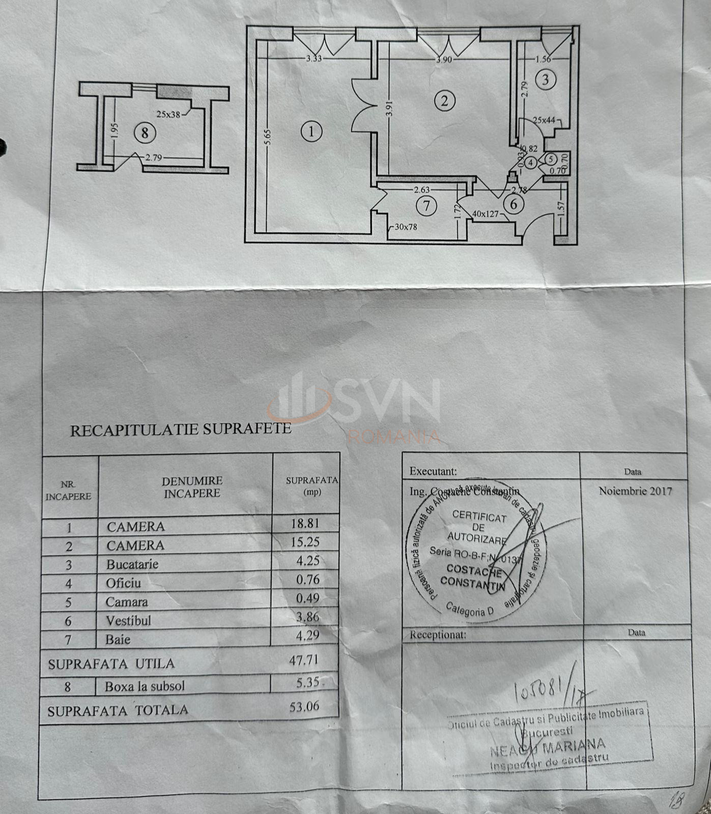 Apartament, 2 camere Bucuresti/Magheru