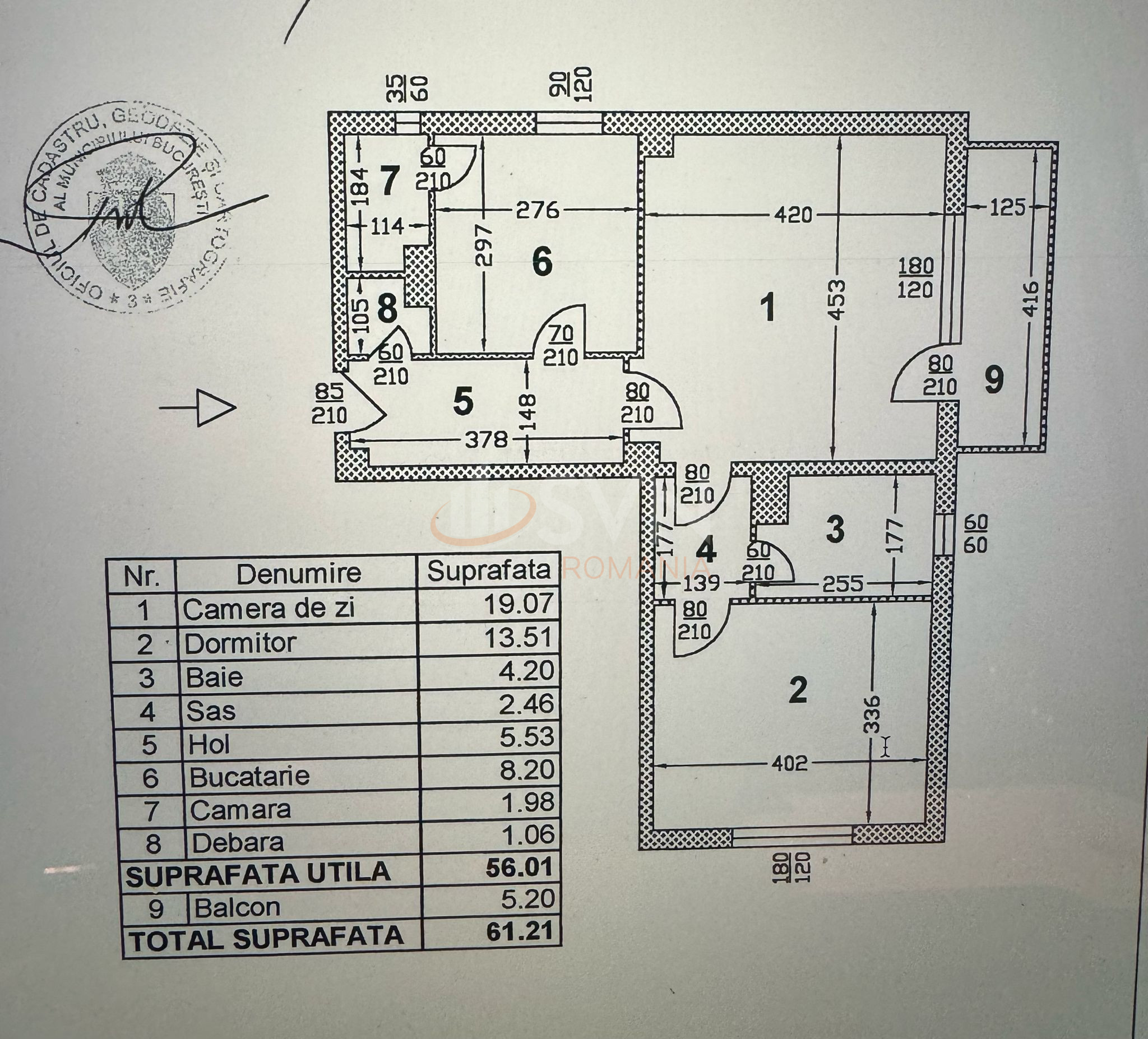 Apartament, 2 camere Bucuresti/Decebal