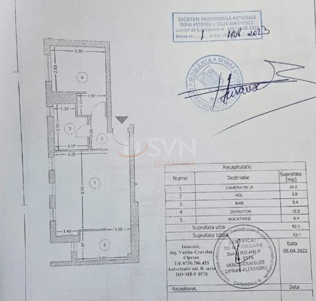 Apartament, 2 camere Bucuresti/Barbu Vacarescu