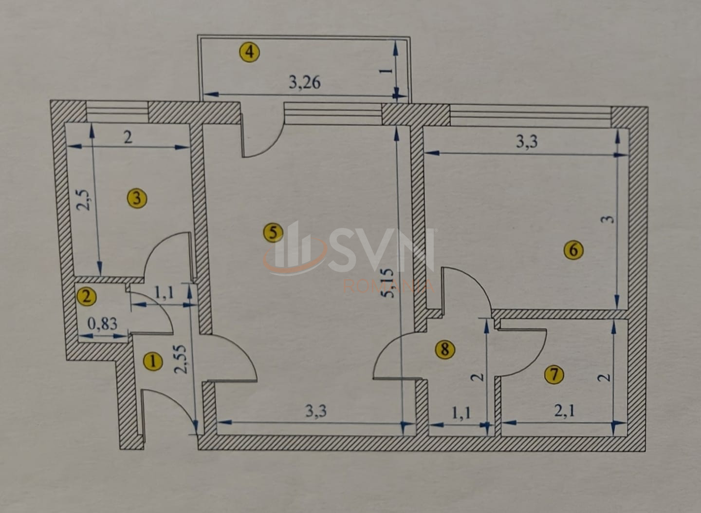 Apartament, 2 camere Bucuresti/Piata Victoriei