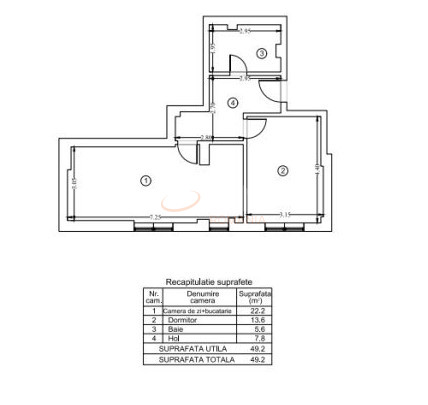 Apartament, 2 camere Bucuresti/Sisesti