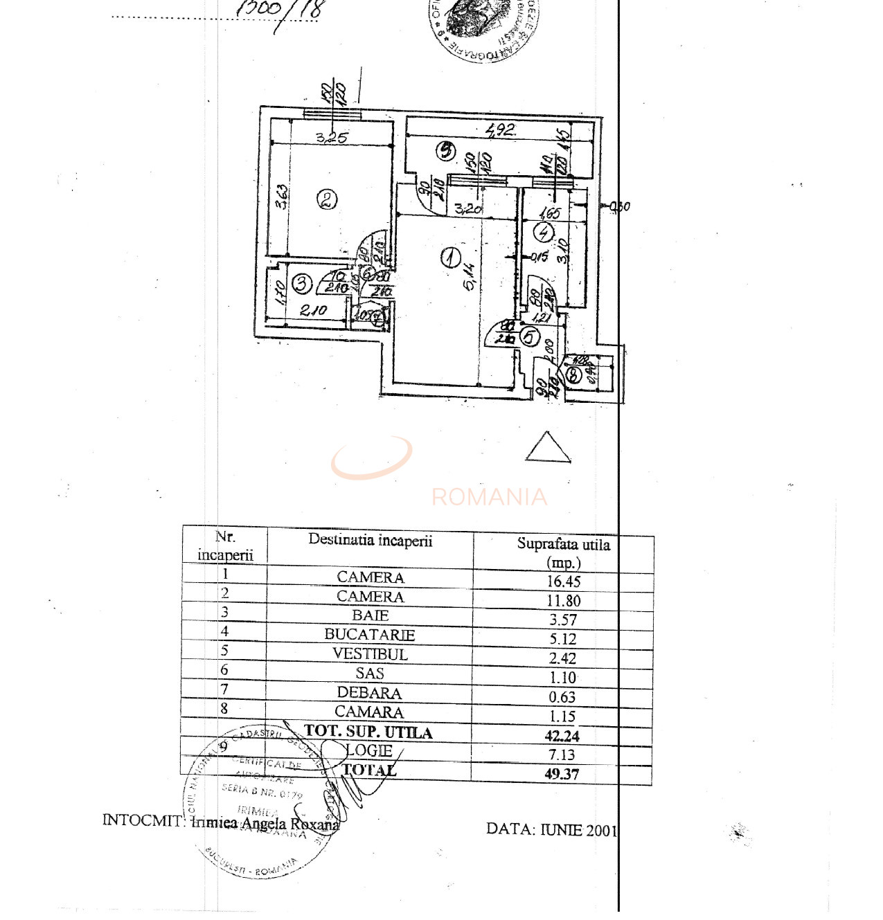 Apartament, 2 camere Bucuresti/Crangasi