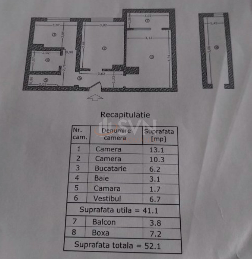 Apartament, 2 camere Bucuresti/Floreasca