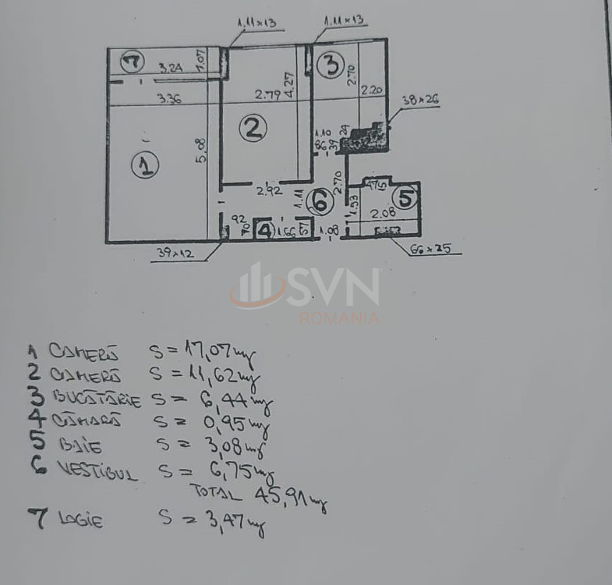 Apartament, 2 camere Bucuresti/Bucur Obor