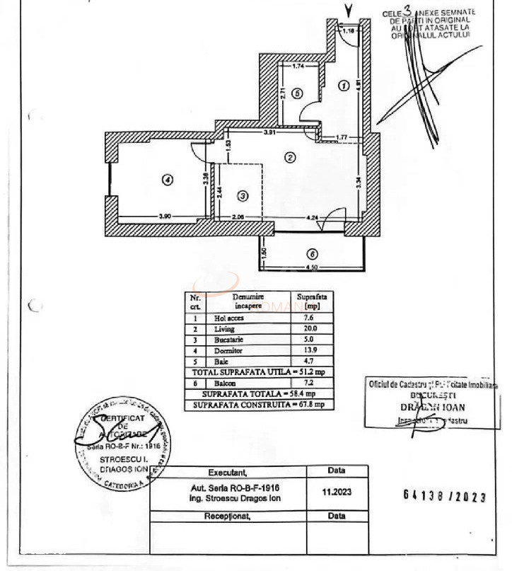Apartament, 2 camere Bucuresti/Cotroceni