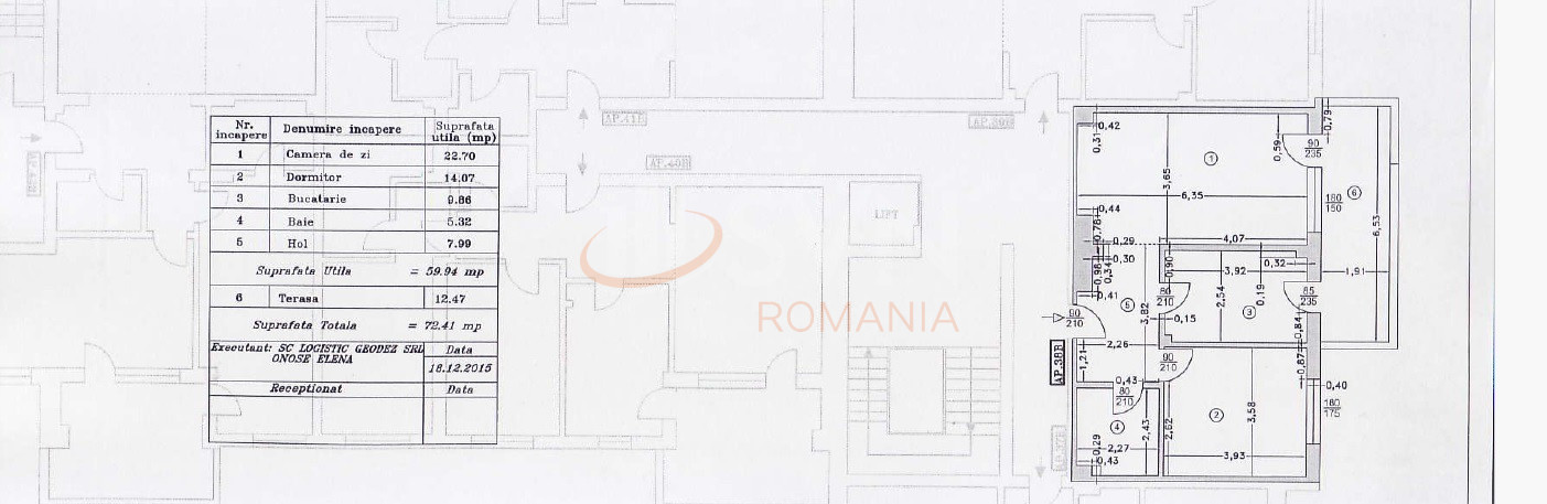 Apartament, 2 camere Bucuresti/Aviatiei